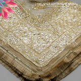 Organza Gotta Work Shawl MS-780 | Luxury Organza Shawl | Markaz Silk