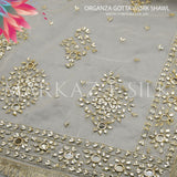 Organza Gotta Work Shawl - MS 752 | Markaz Silk