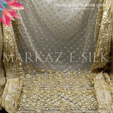 Organza Gotta Work Shawl MS-783 | Luxury Organza Shawl | Markaz Silk