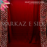Velvet Handmade Shawl - MS 756 | Markaz Silk