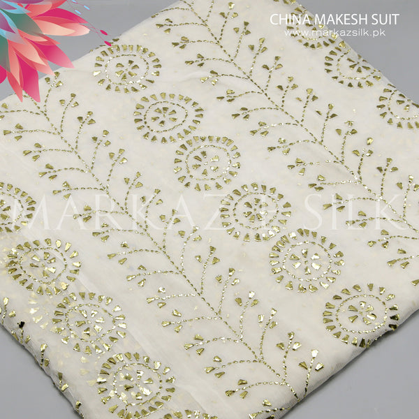 China Makesh Suit MS-805 – Luxury Unstitched Ethnic Wear | Markaz Silk