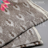 Pure Masuri Self MS-793 | Masuri Jamawar Fabric Per Yard | Markaz Silk