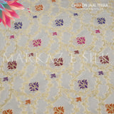 Chiffon Jaal Teera MS-788 – Premium Chiffon Fabric  Per Yard | Markaz Silk