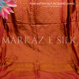 Pure Kattan Self Jacquard Shawl MS 827 | Markaz Silk