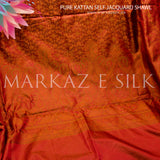Pure Kattan Self Jacquard Shawl MS 827 | Markaz Silk
