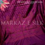 Pure Kattan Self Jacquard Shawl MS 825 | Markaz Silk