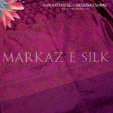 Pure Kattan Self Jacquard Shawl MS 825 | Markaz Silk