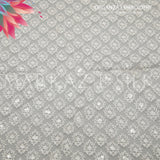 Organza Embroidery MS-819 | Pure Organza Fabric Per Yard | Markaz Silk