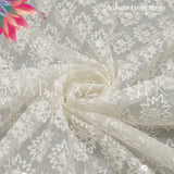 Organza Embroidery MS-819 | Pure Organza Fabric Per Yard | Markaz Silk