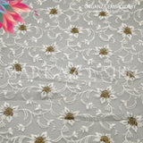 Organza Embroidery MS-820 | Pure Organza Fabric Per Yard | Markaz Silk