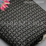 China Crinkle Embroidery MS-816 | Fabric Per Yard | Markaz Silk
