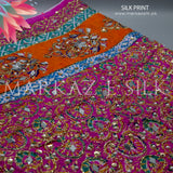 Silk Print Shawl  MS 152