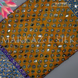 Silk Print Shawl  MS 153