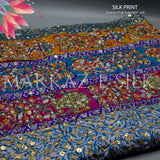 Silk Print Shawl  MS 154