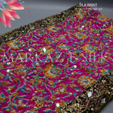 Silk Print Shawl  MS 156