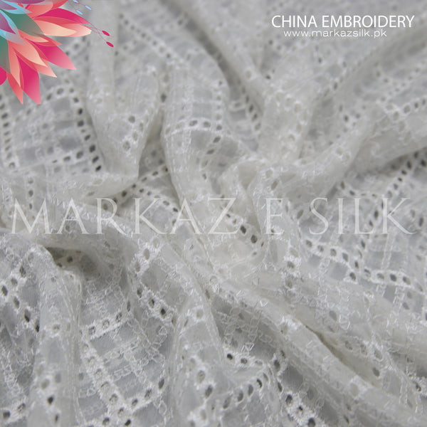 China Crinkle Embroidery  MS - 515 (price is in per yard)