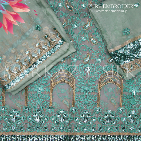 Pure Embroidery Suit  MS 142