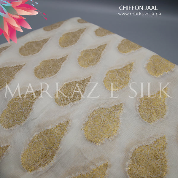 Chiffon Jaal  MS 185 (Price Per Yard)