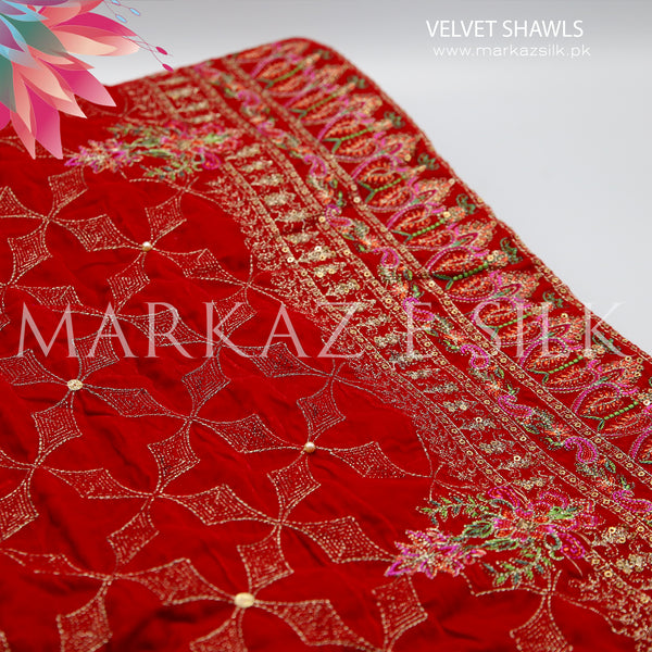 Velvet Shawl  MS 196 - 2