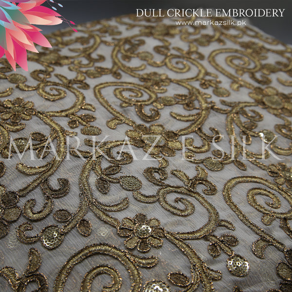 Dull Crinkle Embroidery MS 361 (Price per yard)