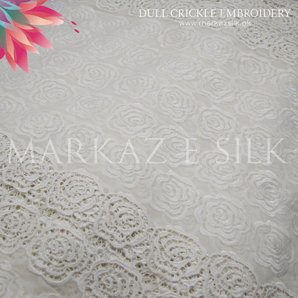 Dull Crinkle Embroidery MS 364 (Price per yard)