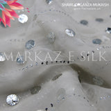 Organza Mukaish Shawl MS 444