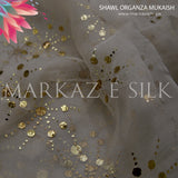 Organza Mukaish Shawl MS 445