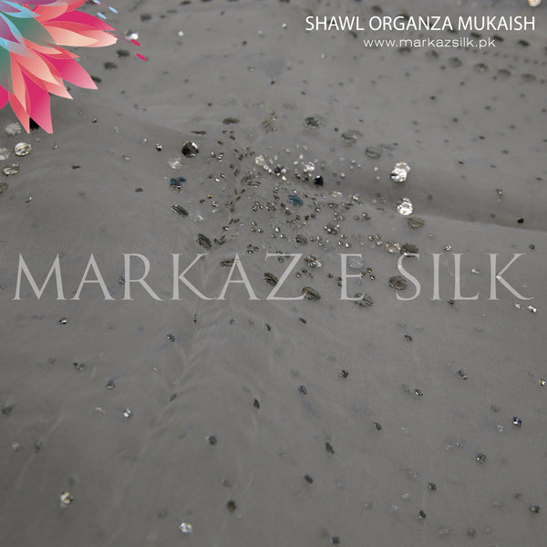 Organza Mukaish Shawl MS 450