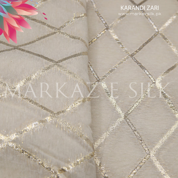 Karandi Zari MS 482 (price is in per yard)