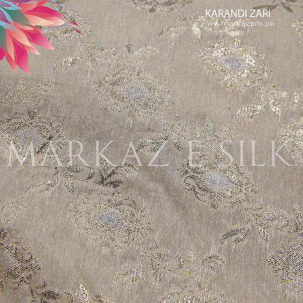 Karandi Zari MS 485 (price is in per yard)