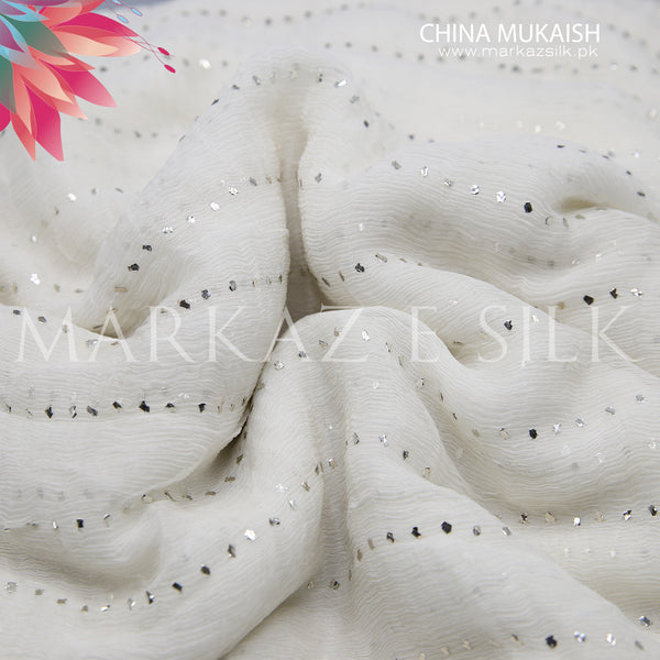 Crinkle Mukaish MS - 523 (price is in per yard)