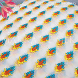 Dull Crinkle Embroidery MS - 87 (Price Per Yard)