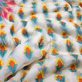 Dull Crinkle Embroidery MS - 87 (Price Per Yard)