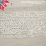 Organza Embroidery Dupatta MS‑691 | Premium Pure Organza Dupatta – Markaz Silk