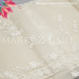 Organza Embroidery Dupatta – MS 692 - Pure Organza, Elegant Party Wear | Markaz Silk