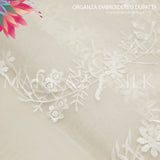 Organza Embroidery Dupatta – MS 692 - Pure Organza, Elegant Party Wear | Markaz Silk