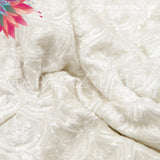 Dull Crinkle Embroidery MS‑697 Fabric – Price Per Yard | Markaz Silk