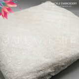 Dull Crinkle Embroidery MS‑697 Fabric – Price Per Yard | Markaz Silk