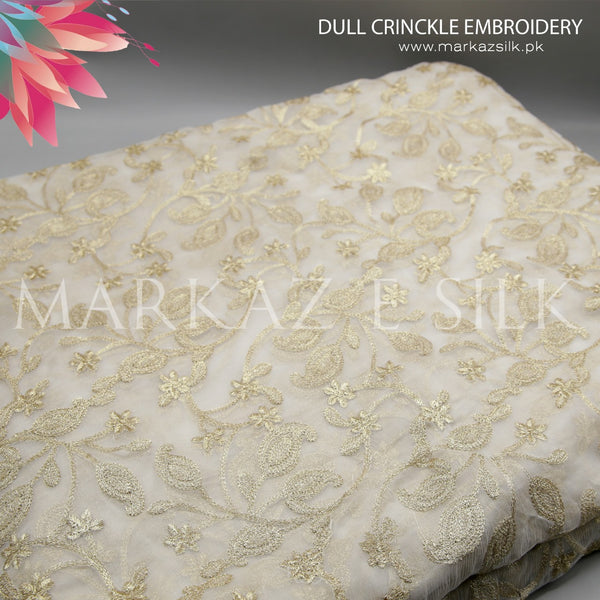Dull Crinkle Embroidery MS 699 (Price per yard)