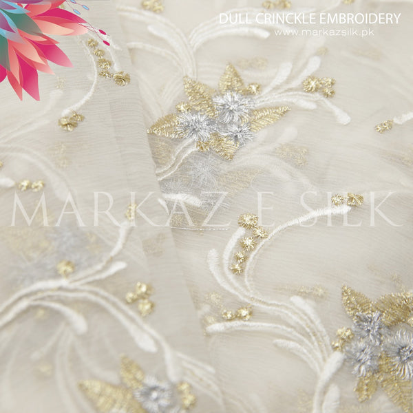 Dull Crinkle Embroidery MS 700 (Price per yard)