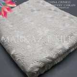 China Crinkle Embroidery MS - 110 (Price Per Yard)