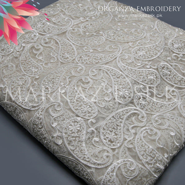 Organza Embroidery MS - 111 (Price Per Yard)