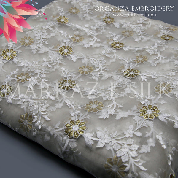 Organza Embroidery MS - 112 (Price Per Yard)