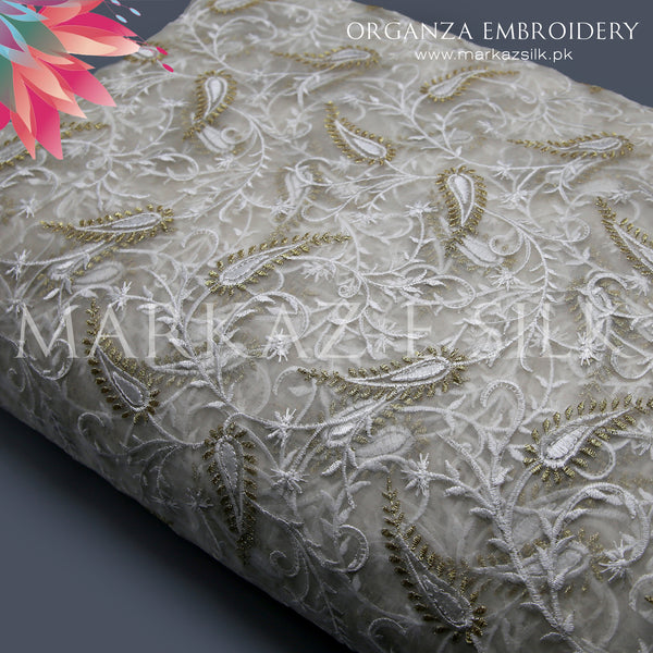 Organza Embroidery MS - 114 (Price Per Yard)