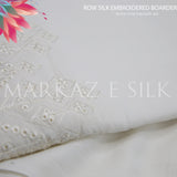 Raw Silk Embroidered Border MS 257 (Price per yard)