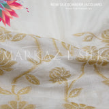 Raw Silk Jacquard Border MS 266 (Price per yard)