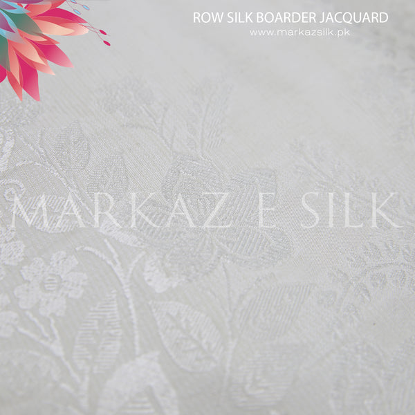 Raw Silk Jacquard Border MS 268 (Price per yard)