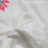 Raw Silk Jacquard Border MS 268 (Price per yard)