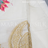 Raw Silk Jacquard Border MS 269 (Price per yard)