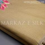 Cotton Jamawar Full Zari MS 282 (Price Per Yard)